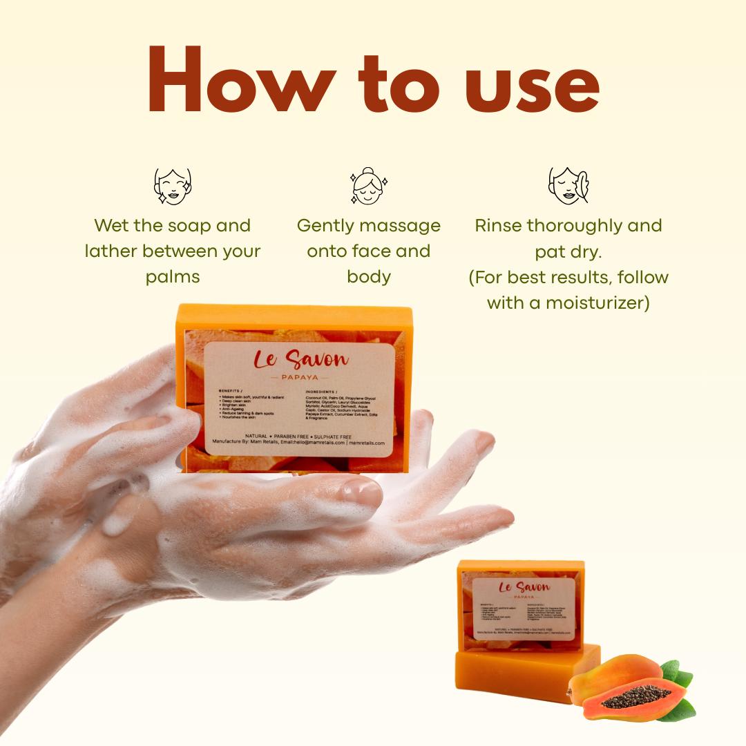 Papaya Bathing Bar
