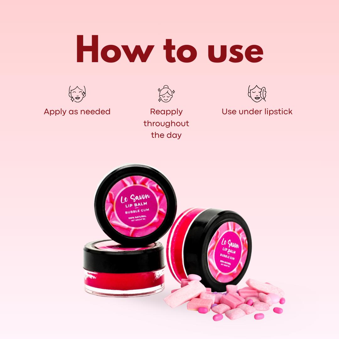 Bubble gum Lip Balm