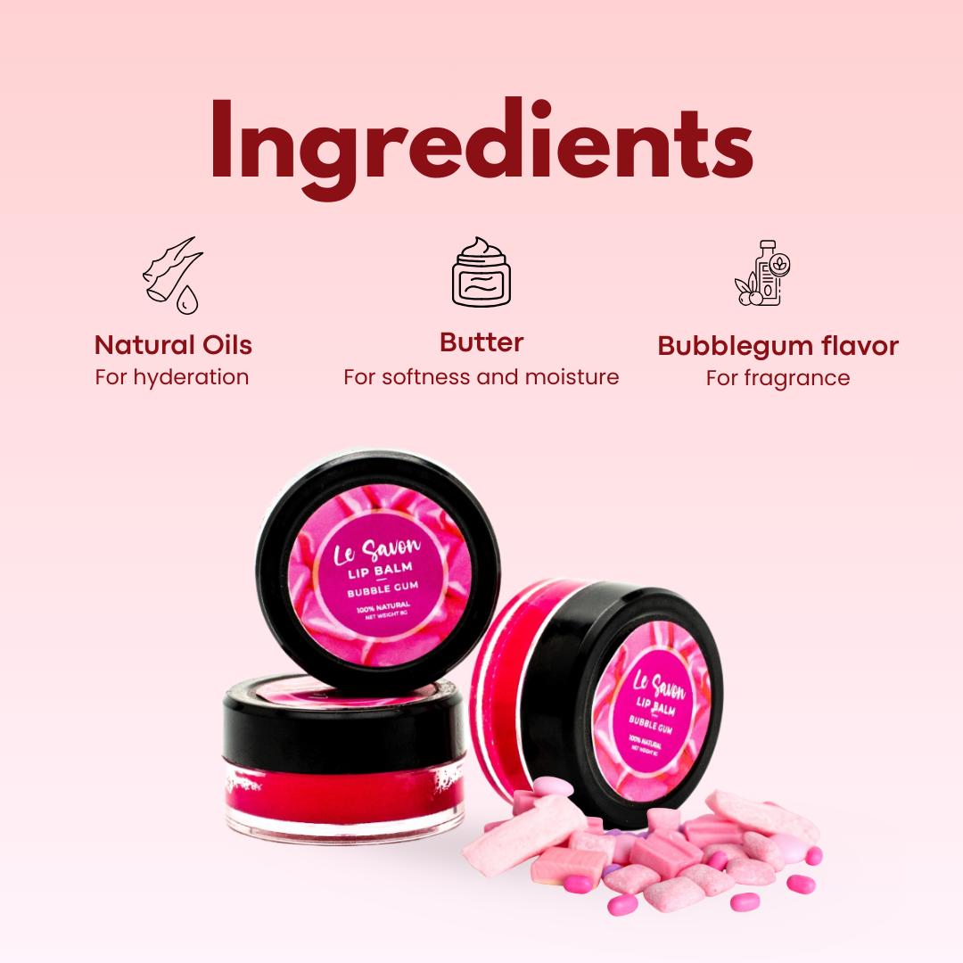 Bubble gum Lip Balm